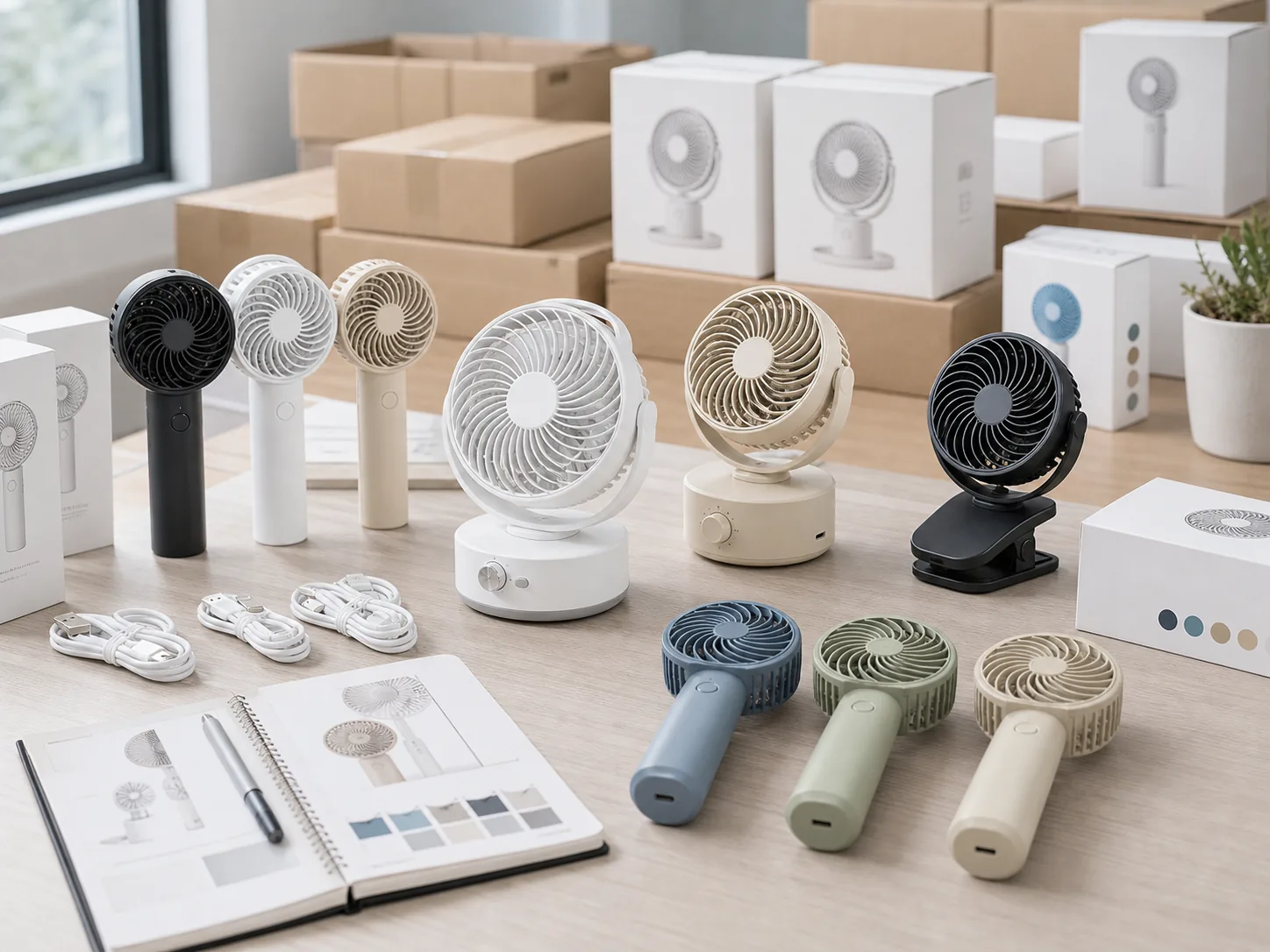 OEM packaging for ventilation fan export orders