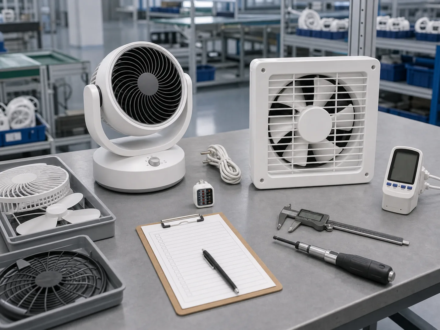 Fan quality inspection and document review