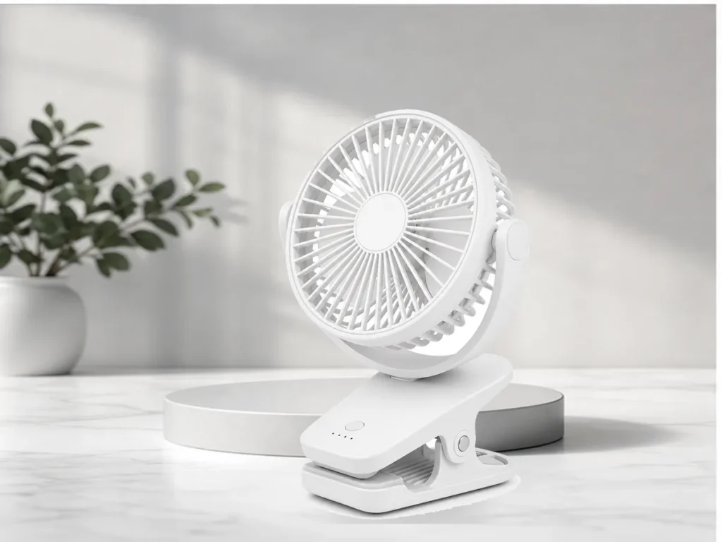 Ventilador recargable con clip al por mayor gallery image 4