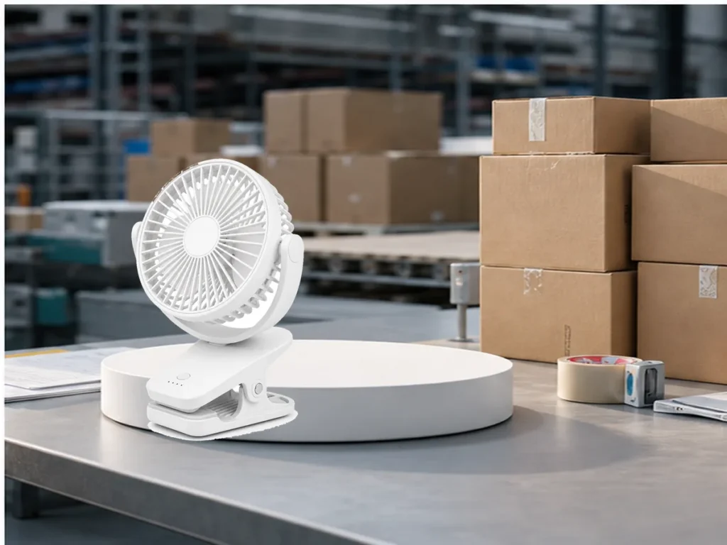 Ventilador recargable con clip al por mayor gallery image 5