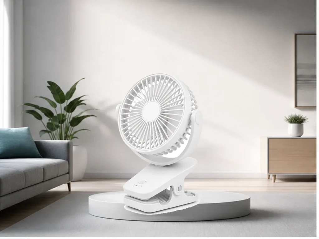 Ventilador recargable con clip al por mayor gallery image 2
