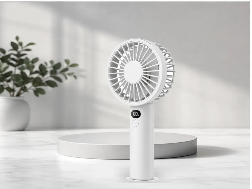 Ventilador portatil digital OEM gallery image 4