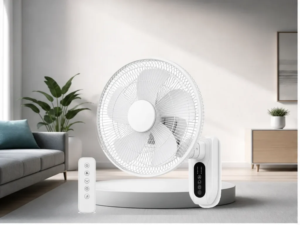 مروحة جدارية مع تحكم عن بعد لـ OEM gallery image 2